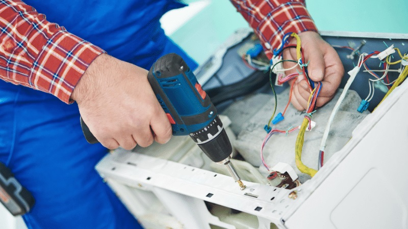 Sakarya Dominox Dominox çamaşır makinesi kart tamiri – Su almama arızası orijinal parça ile giderildi. - Teknik servis örneği